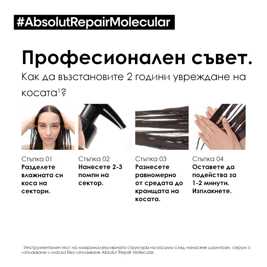 Серум с изплакване Absolut Repair Molecular L'Oréal Professionnel