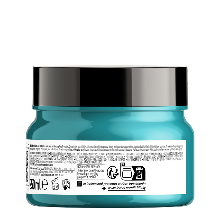 Грижа 2 в 1 шампоан и маска за скалп, склонен към омазняване L'Oréal Professionnel Serie Expert Scalp Advanced