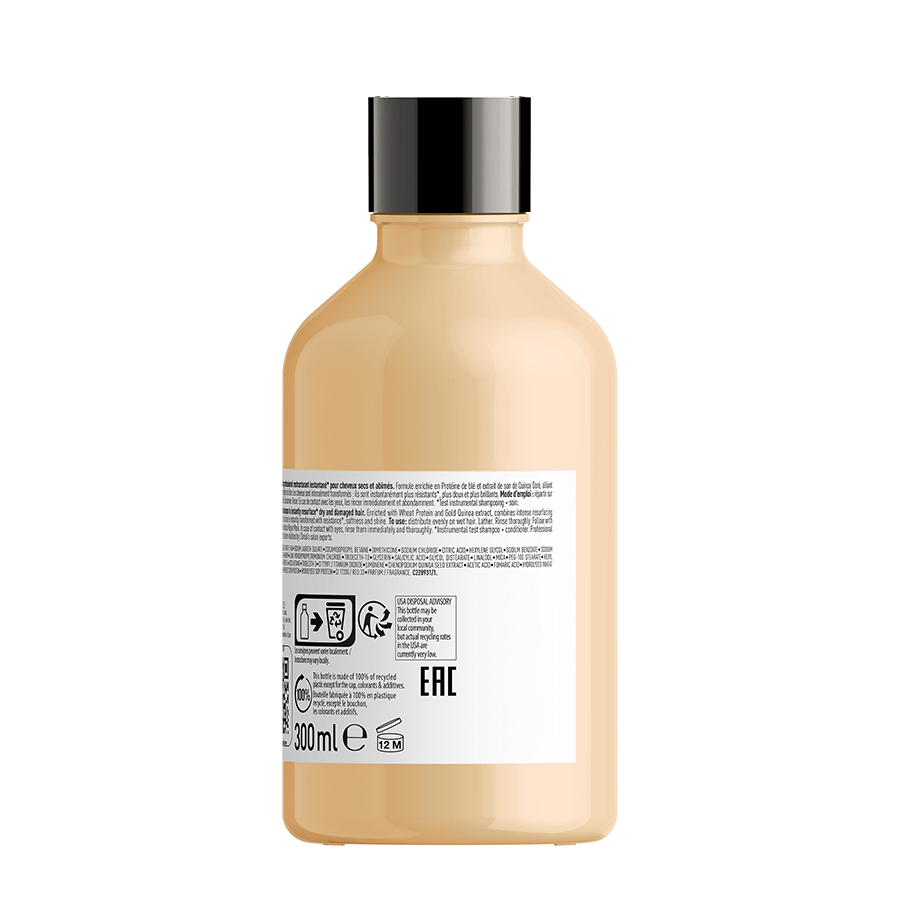 Шампоан за много изтощена коса, без утежняване L'Oréal Professionnel Serie Expert Absolut Repair Gold