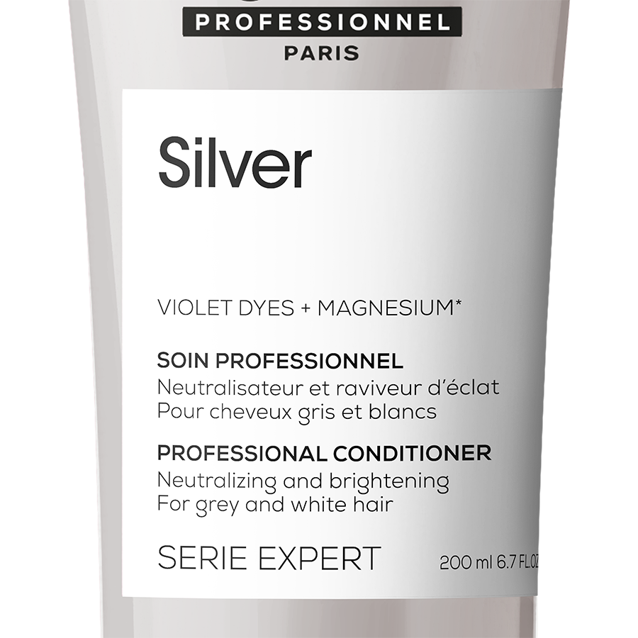 Крем-балсам за неутрализиране на нежелани оттенъци на бяла коса L'Oréal Professionnel Serie Expert Silver