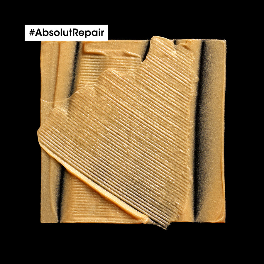 Златна маска за изтощена коса L'Oréal Professionnel Serie Expert Absolut Repair Gold