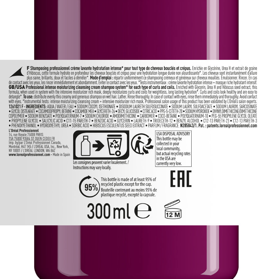 Крем-шампоан за интензивно подхранване L'Oréal Professionnel Serie Expert Curl Expression