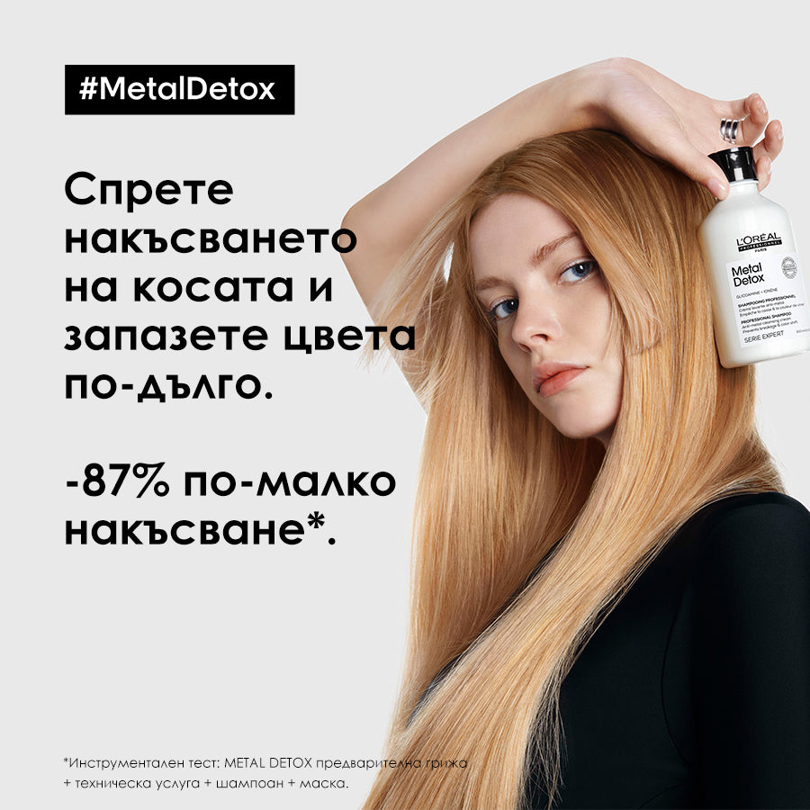 Kрем-шампоан против накъсване за всеки тип коса L'Oréal Professionnel Serie Expert Metal Detox