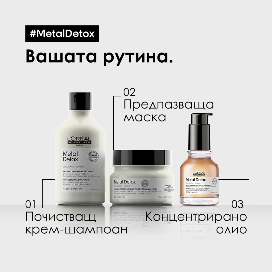 Маска против накъсване за всеки тип коса L'Oréal Professionnel Serie Expert Metal Detox