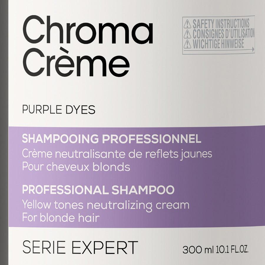 Неутрализиращ шампоан за руса и платинено руса коса L'Oréal Professionnel Serie Expert Chroma Crème