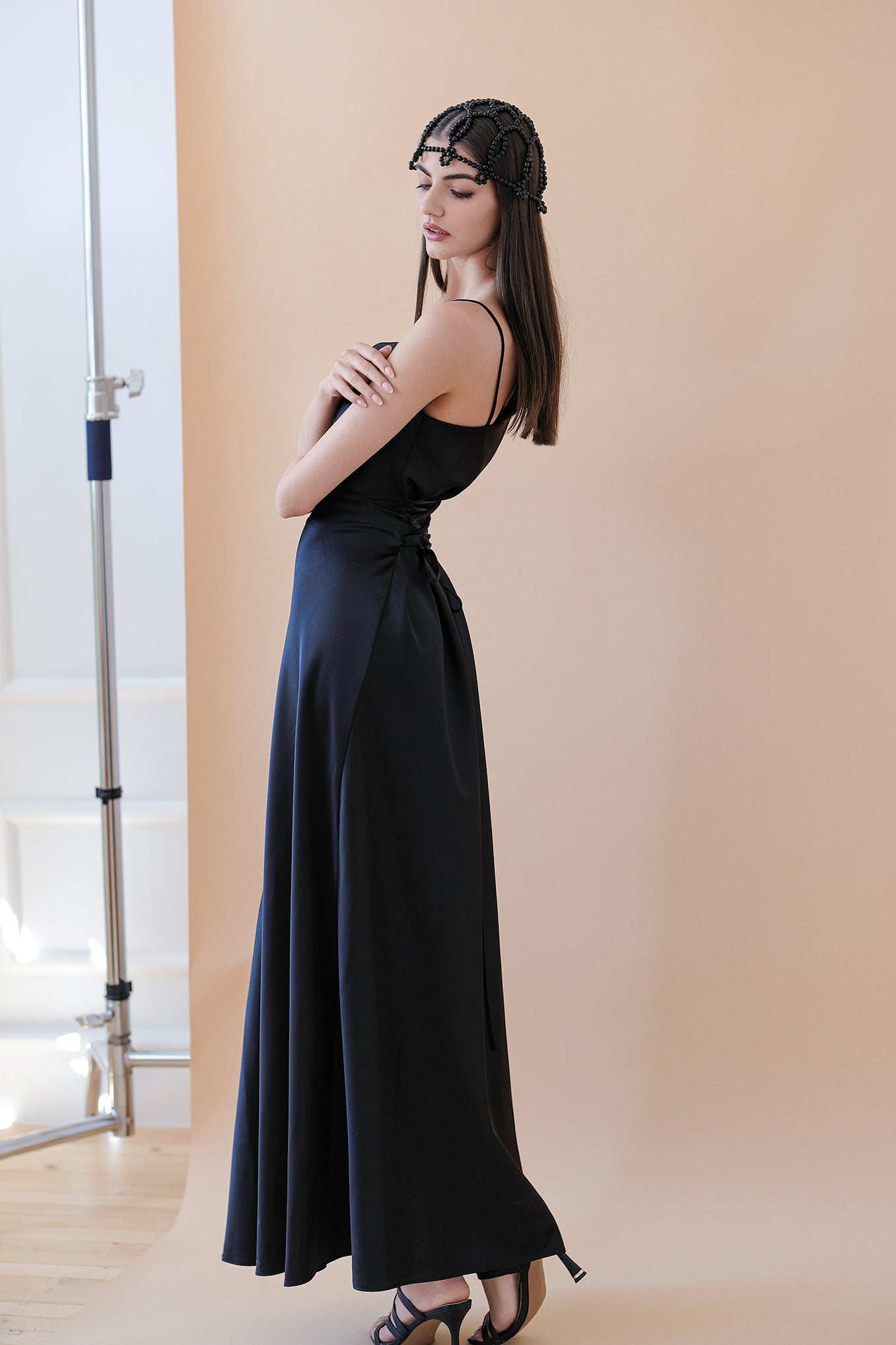Аксесоар за коса в черно: Sylvaine