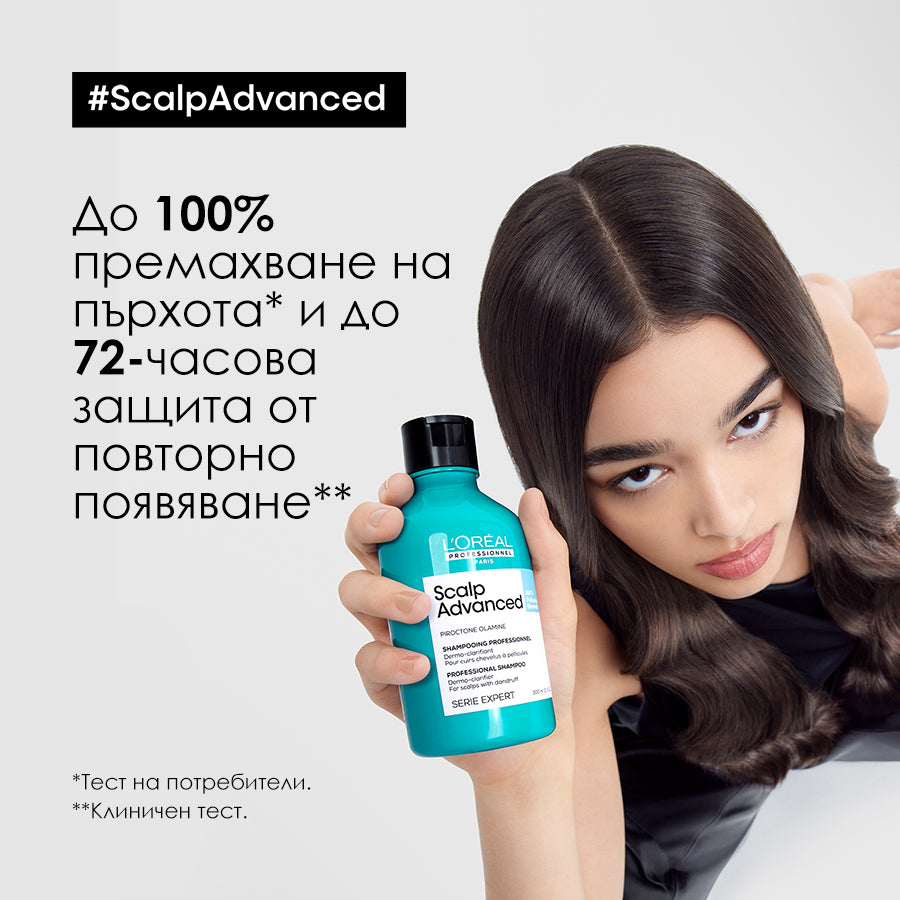 Почистващ шампоан против пърхот L'Oréal Professionnel Serie Expert Scalp Advanced