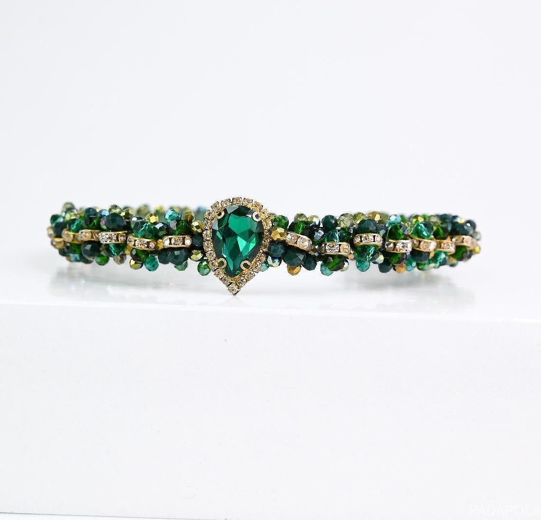 Диадема: Emerald & Gold