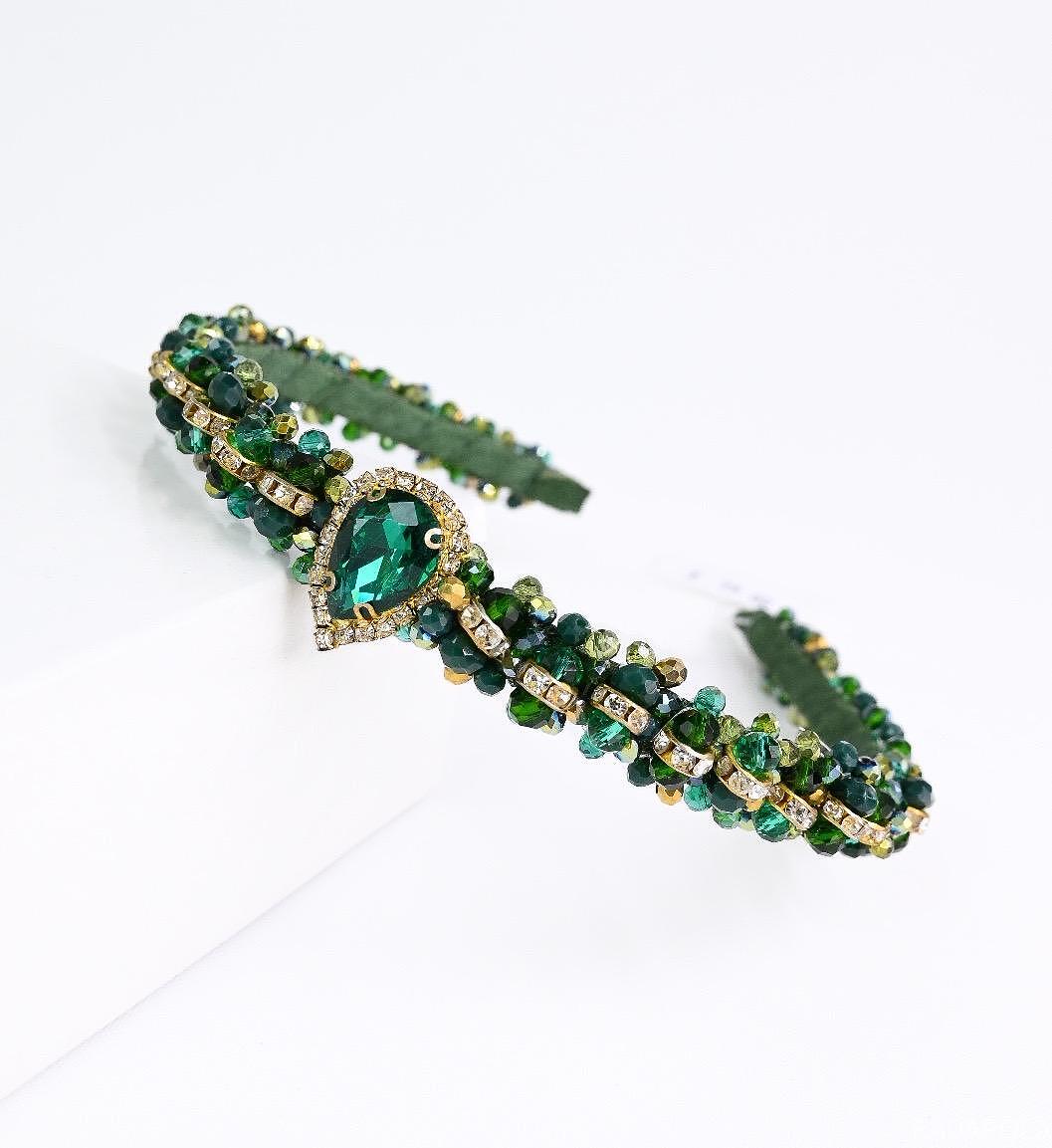 Диадема: Emerald & Gold