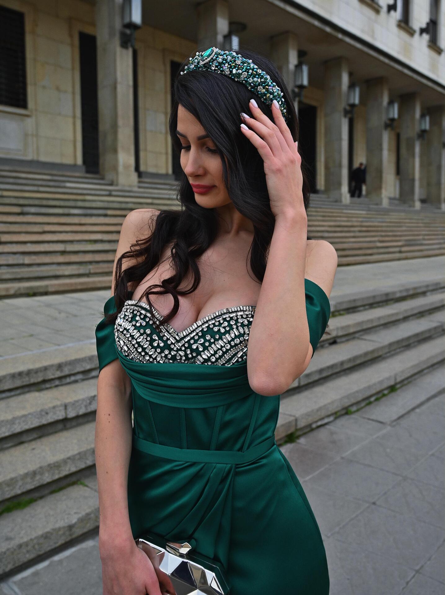Диадема: Green Crystal