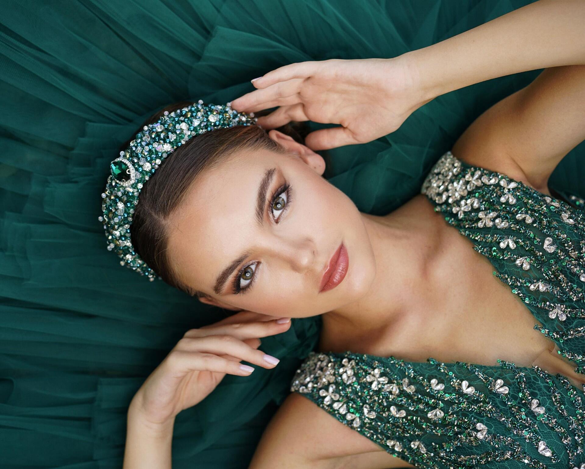 Диадема: Green Crystal