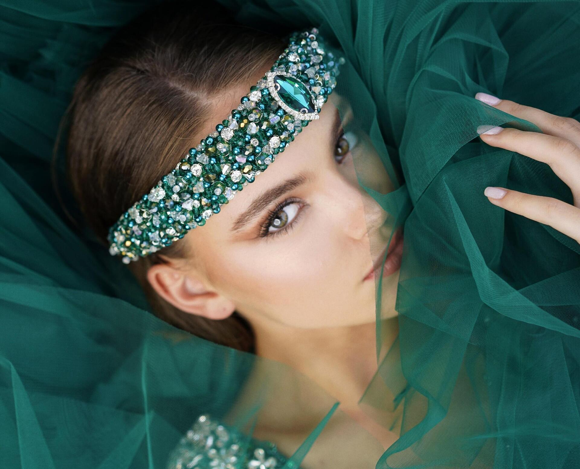 Диадема: Green Crystal