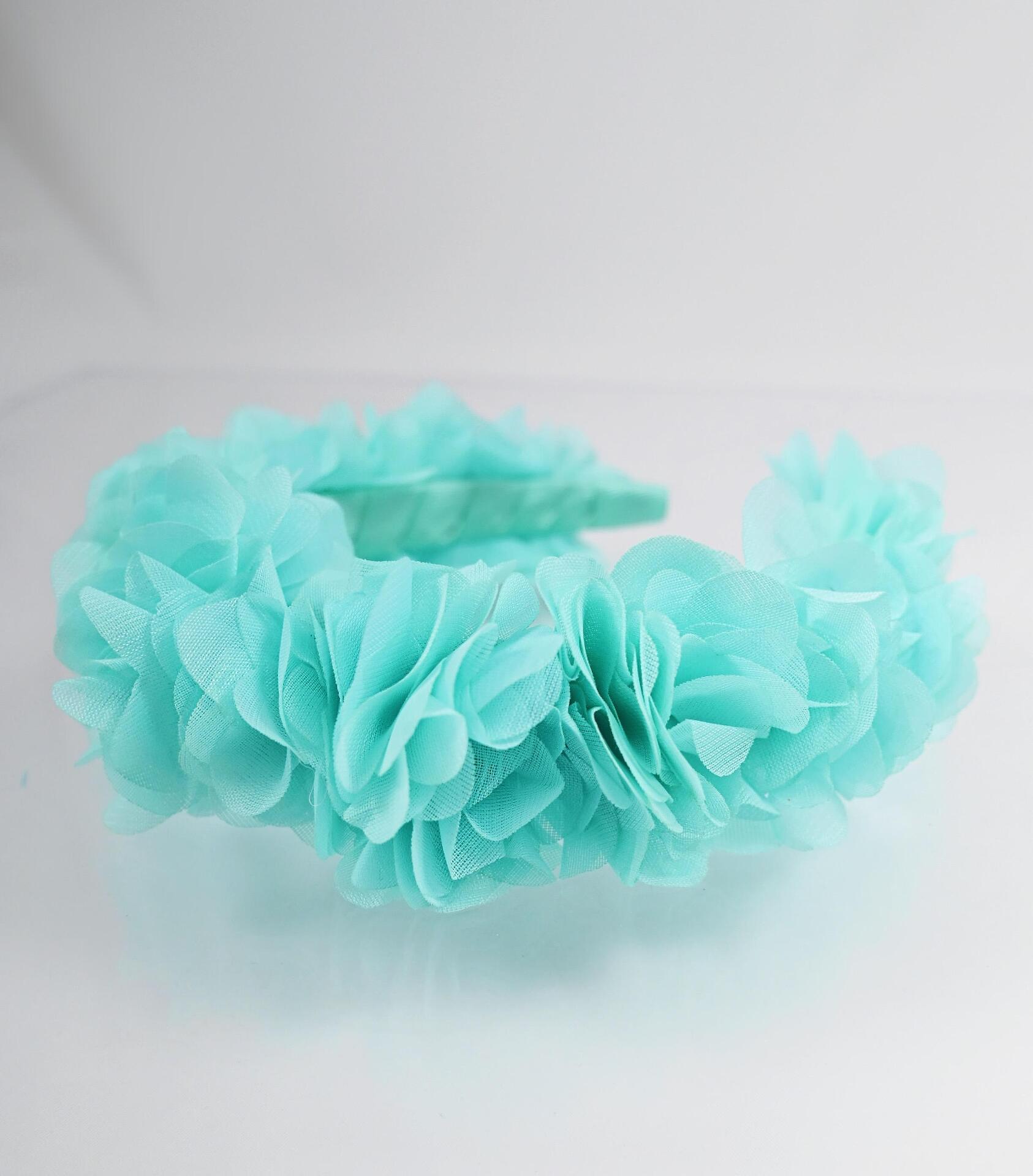 Диадема: Mint Light Flowers
