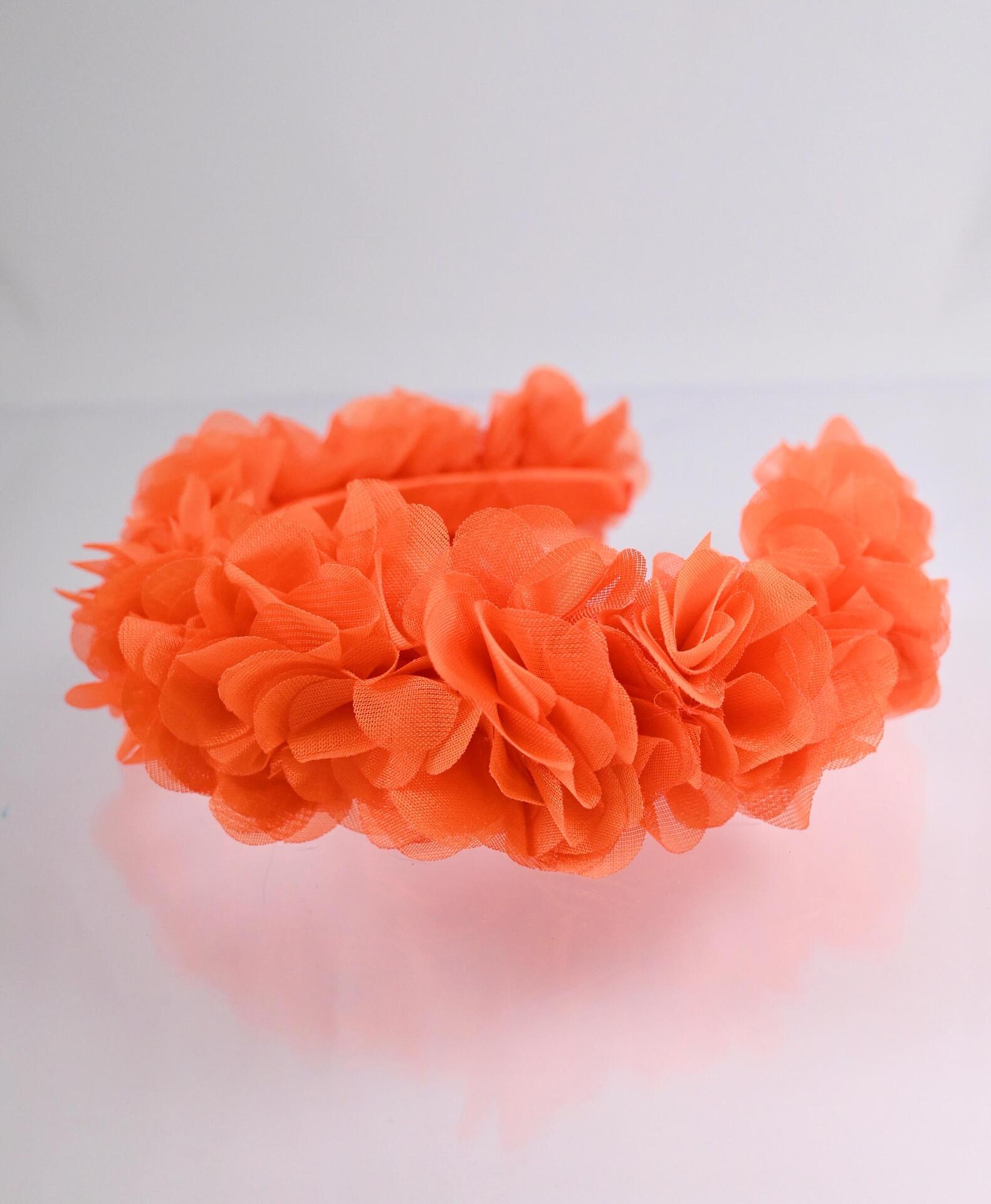 Диадема: Orange Light Flowers