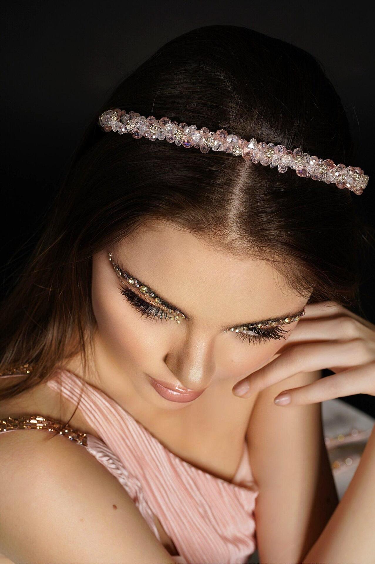 Диадема: Pink Crystals