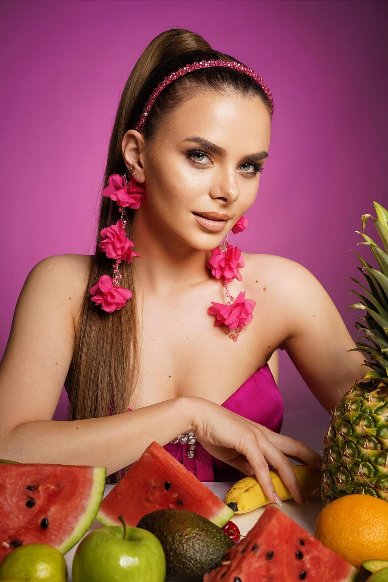 Диадема: Pink Hawaiian Flowers