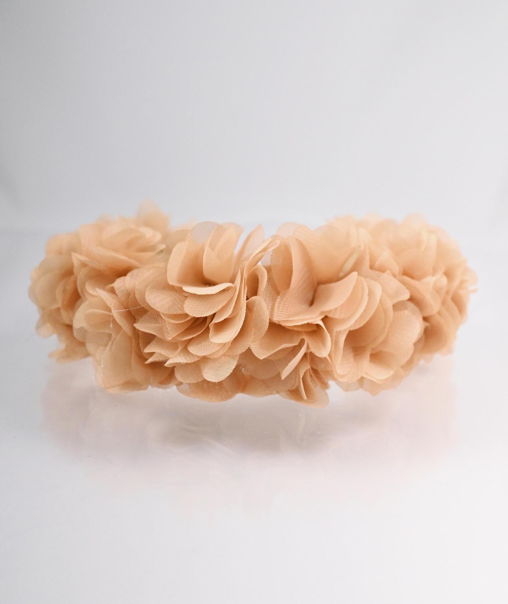 Диадема: Nude Light Flowers