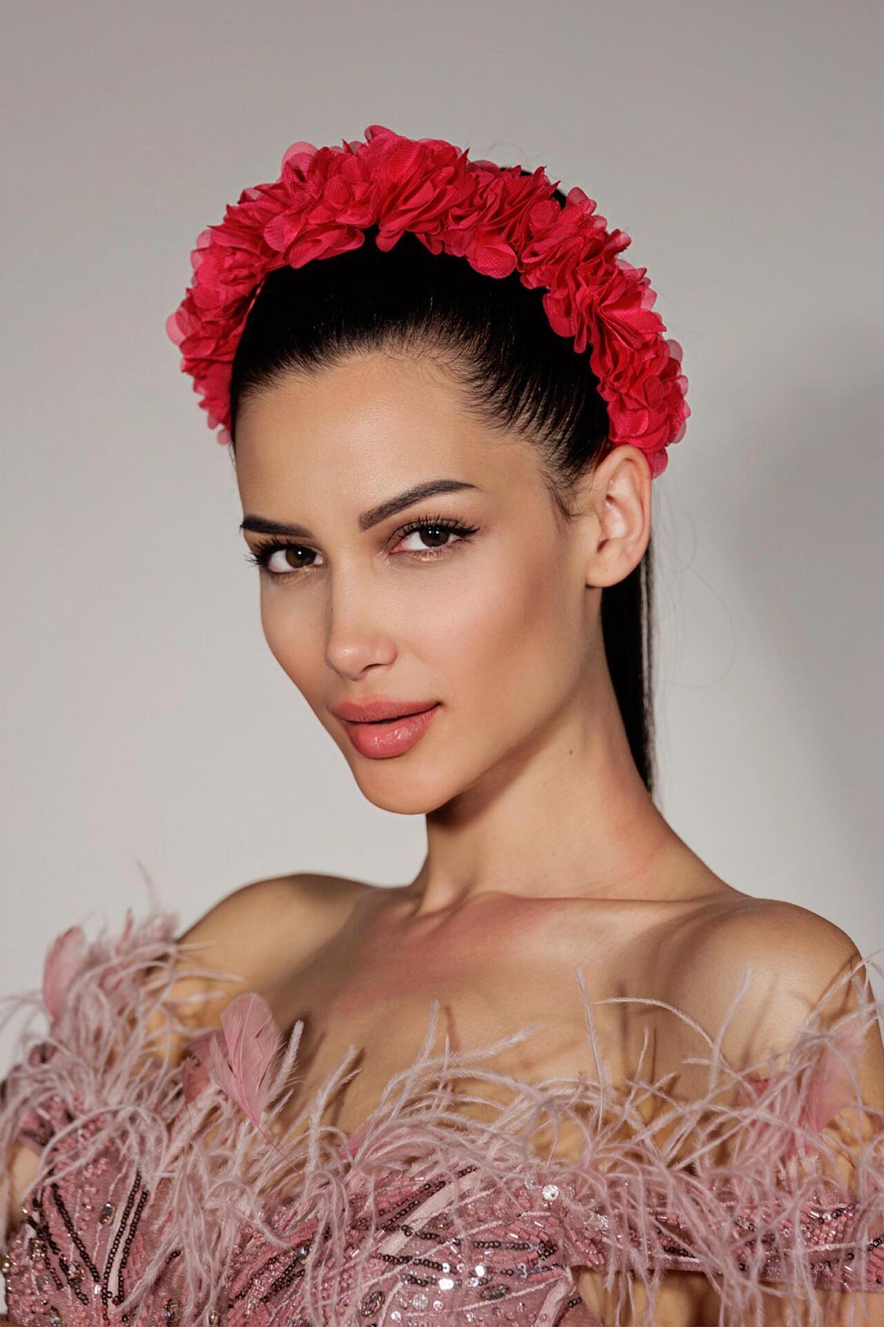 Диадема: Pink Light Flowers