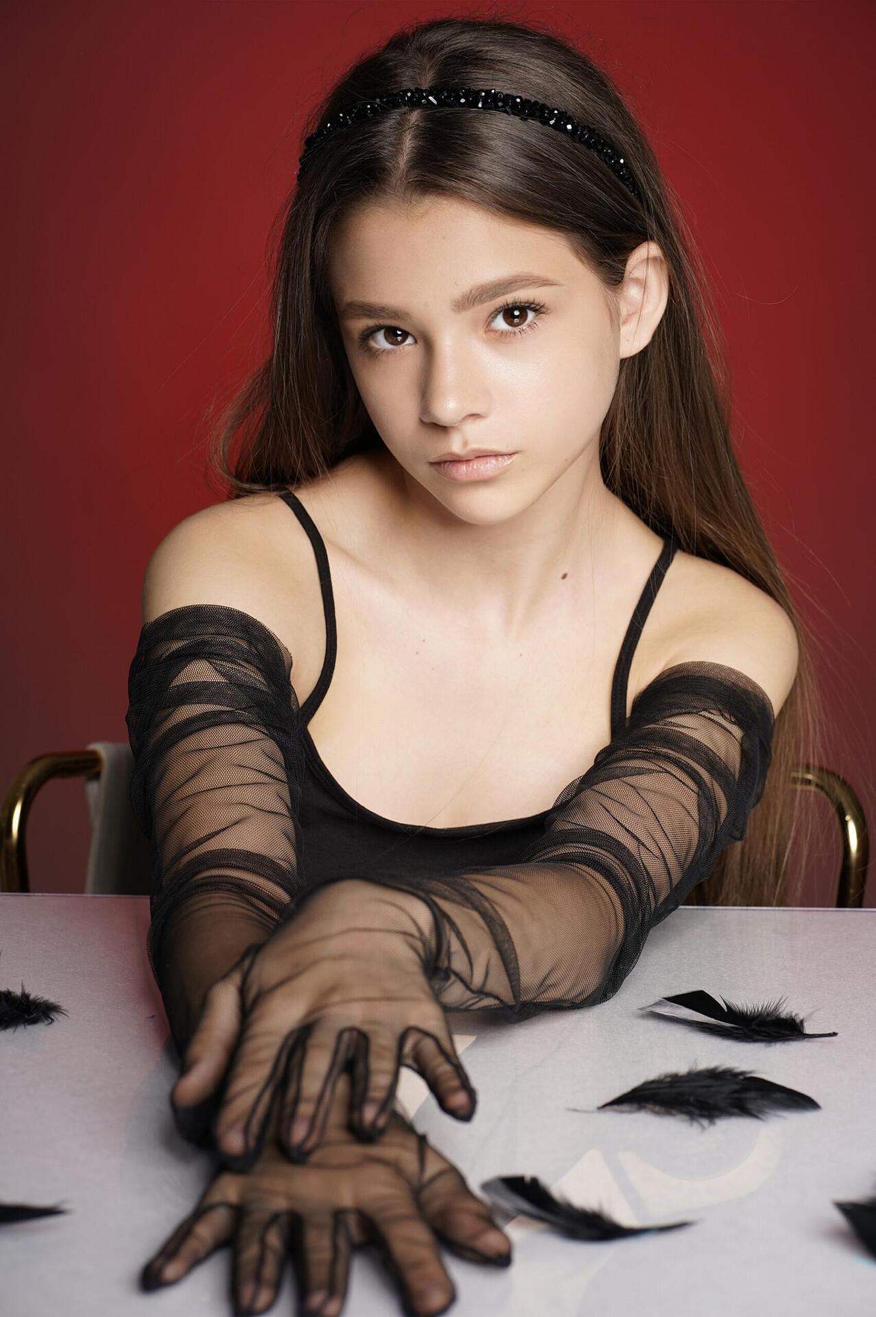 Диадема: Thin Black Tiara