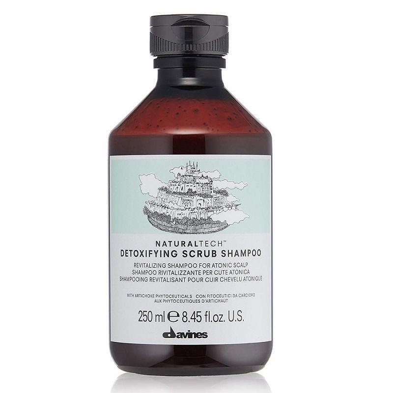 Шампоан за дълбоко почистване на скалп при всеки тип коса DAVINES Detoxifying scrub Shampoo 250 мл