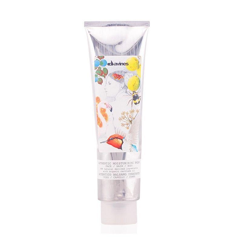 Хидратиращ балсам за мека кожа и коса с шафран - Davines AUTHENTIC moisturizing balm 150 мл