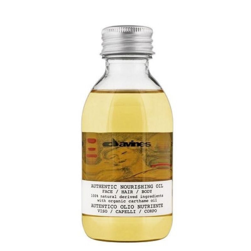 Подхранващо масло за коса, лице, деколте и тяло с шафран - Davines AUTHENTIC nourishing oil 140 мл