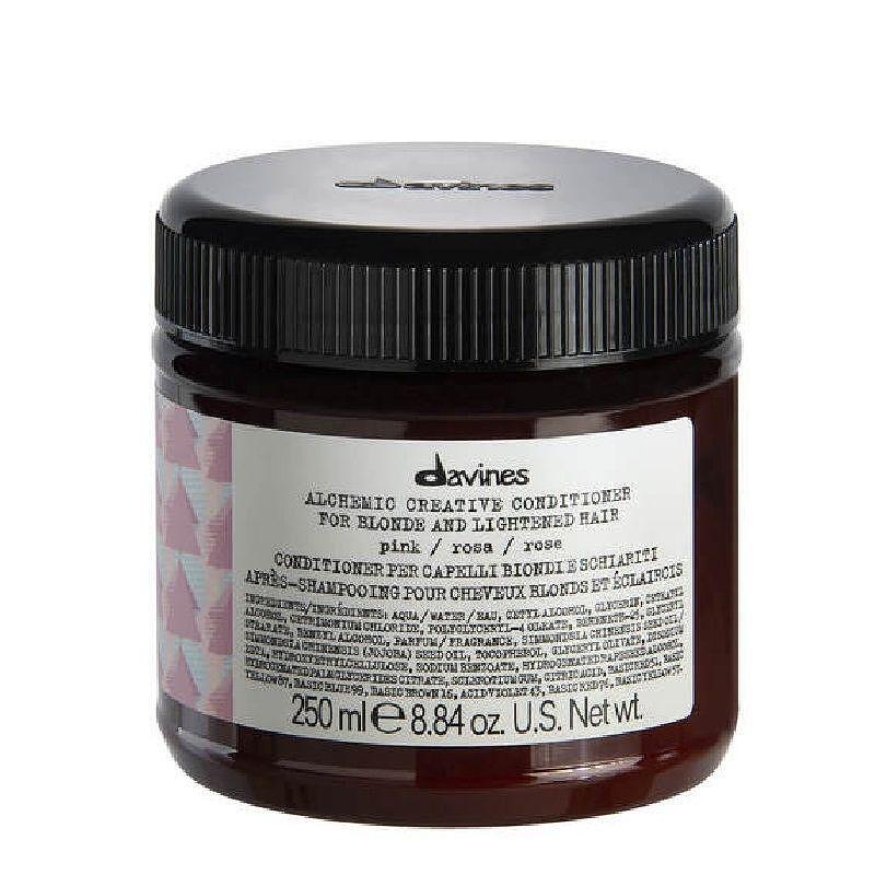 Пигментиращ балсам в розово за руса или изсветлена коса Davines Alchemic conditioner Pink 250 мл