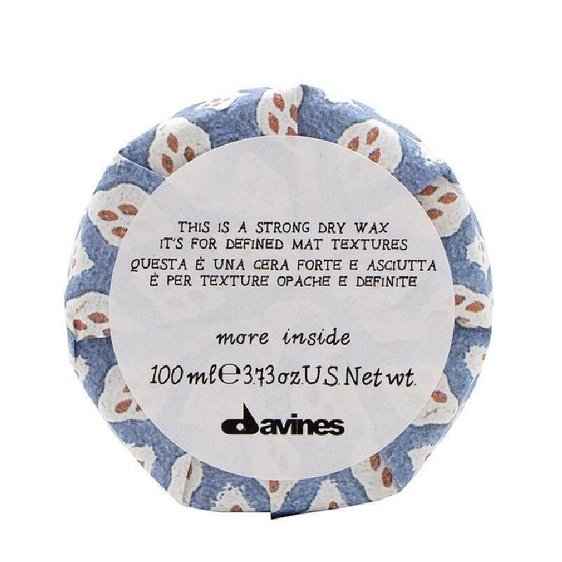 Текстурираща вакса с матов и сух ефект за всеки тип коса Davines Strong Dry Wax 75 мл