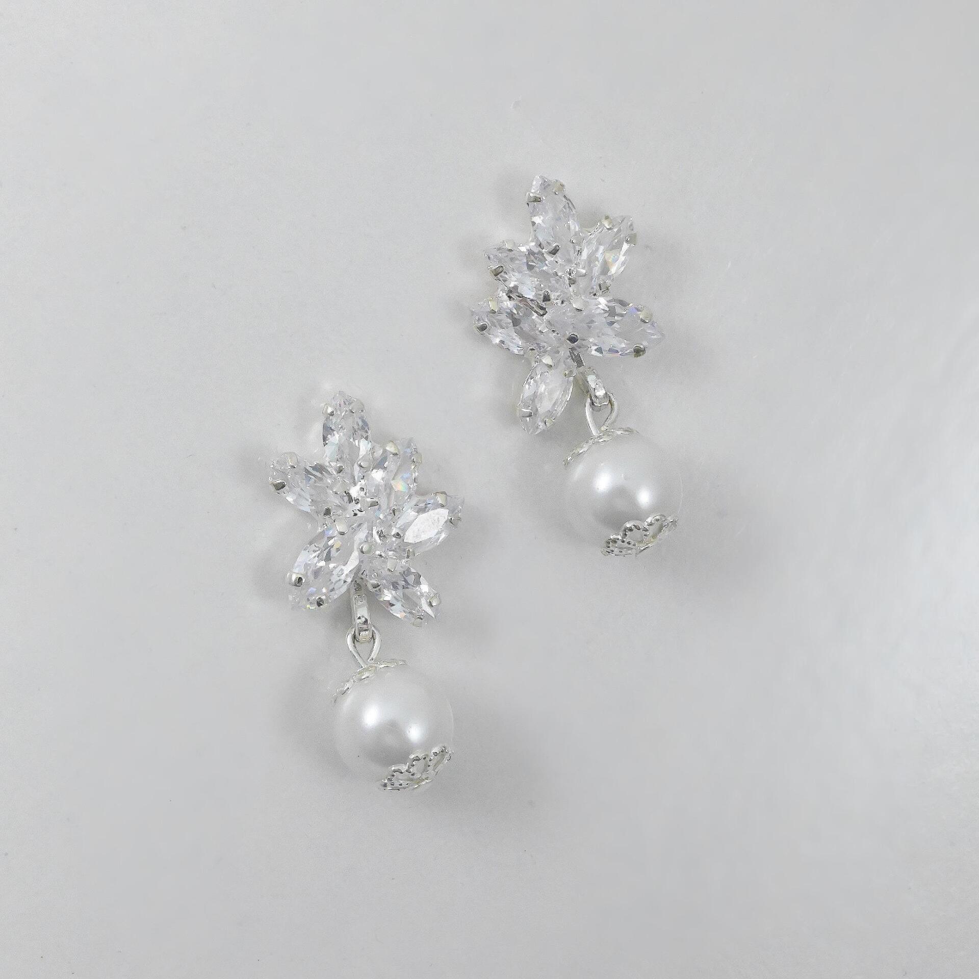 Обеци: Zirconium Pearls