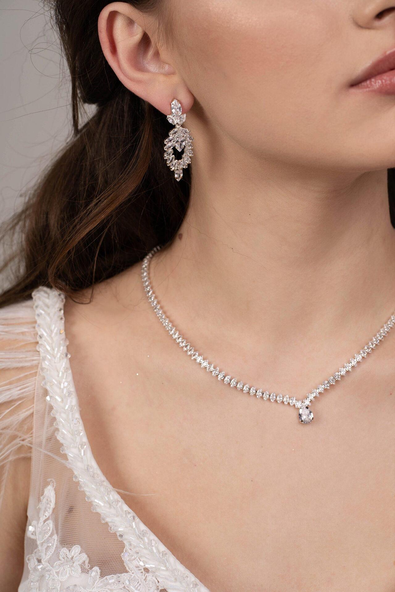 Обеци: Zirconium Earrings