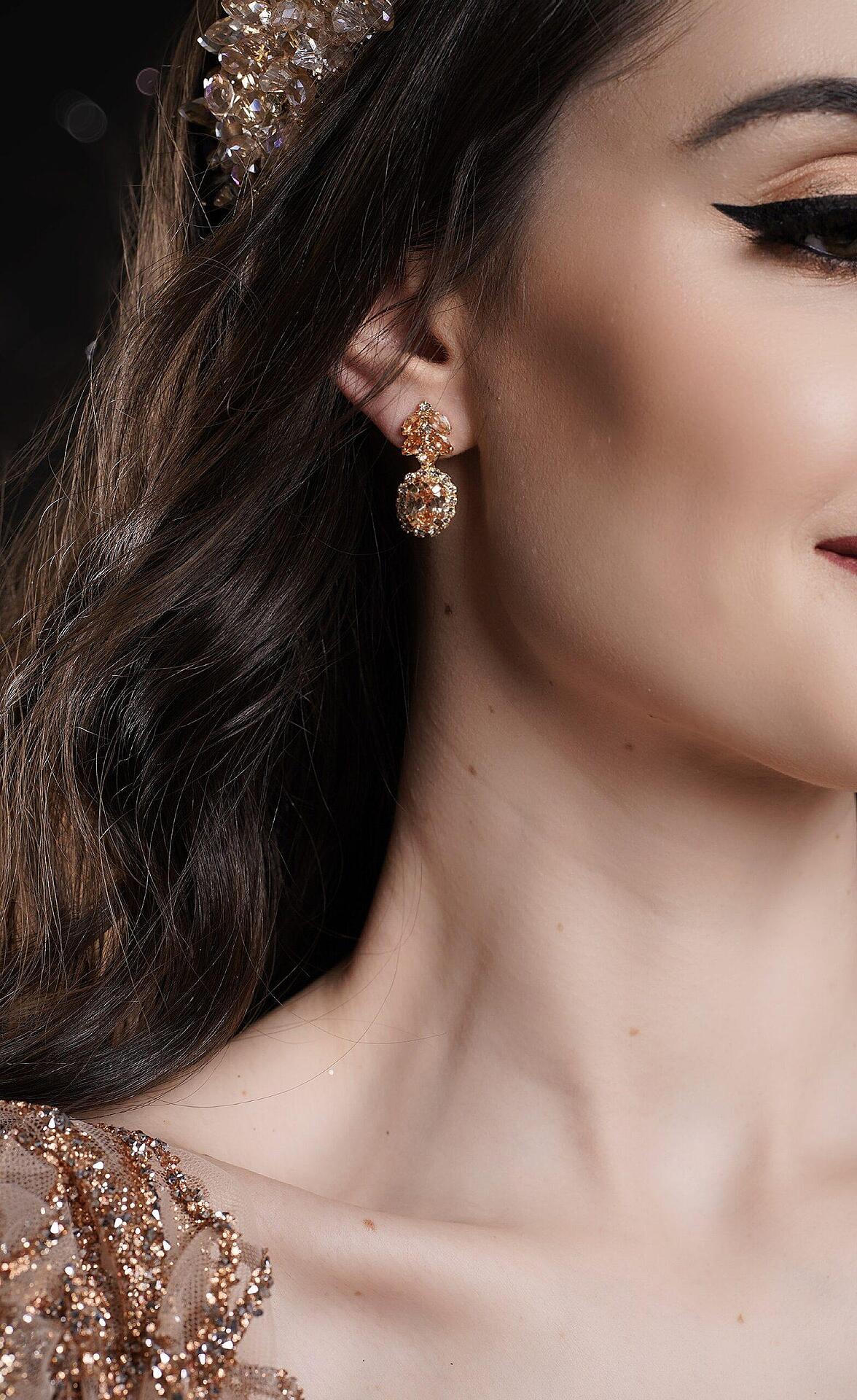 Обеци: Zirconium Earrings