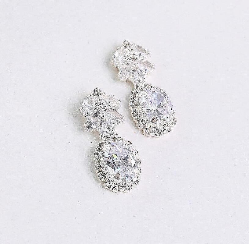 Обеци: Zirconium Earrings