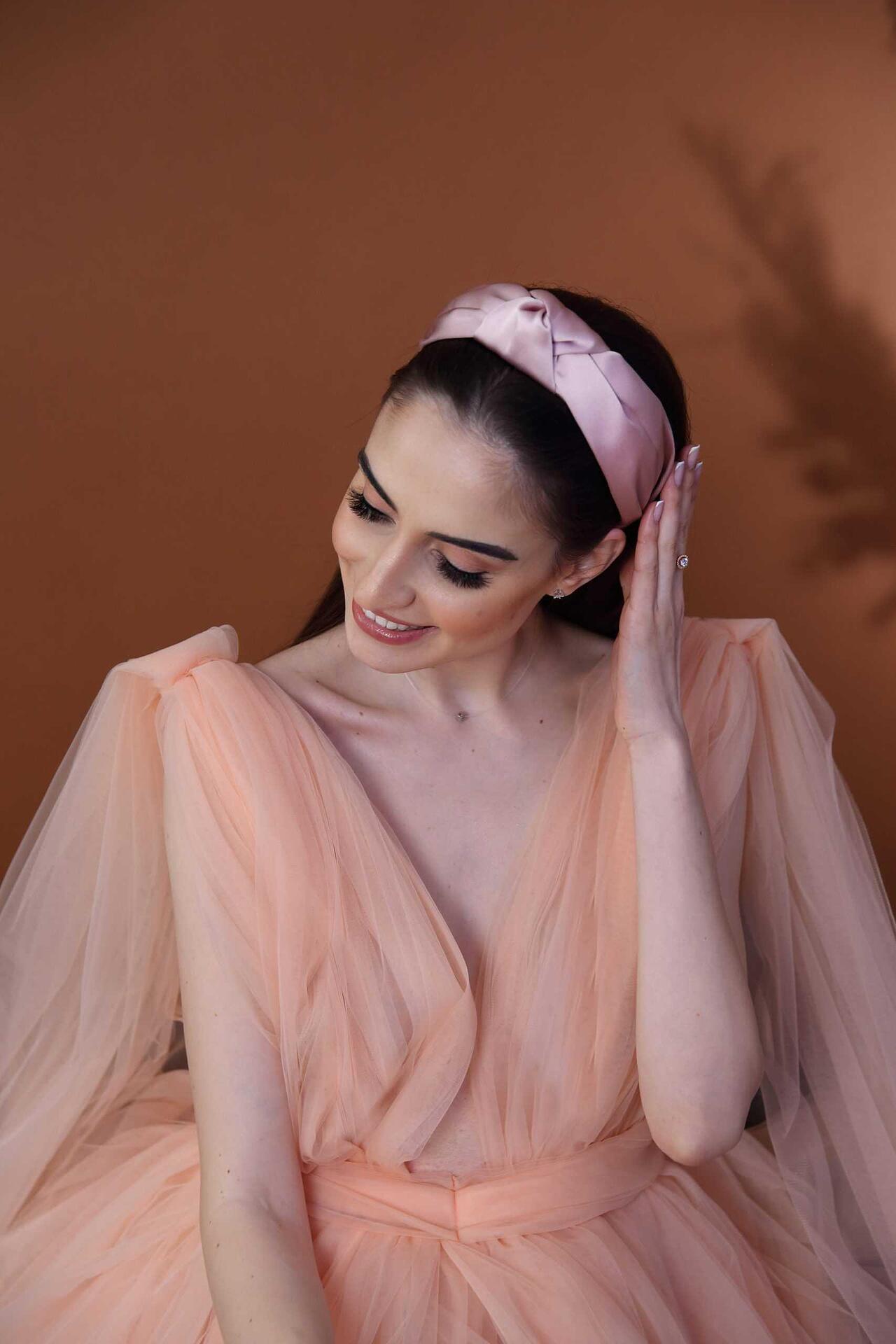 Сатенена диадема: Pink Dream